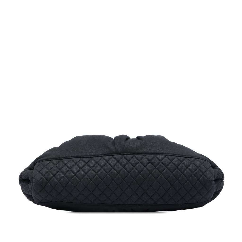 Chanel Jersey Melrose Cabas Black Very good - Inside View