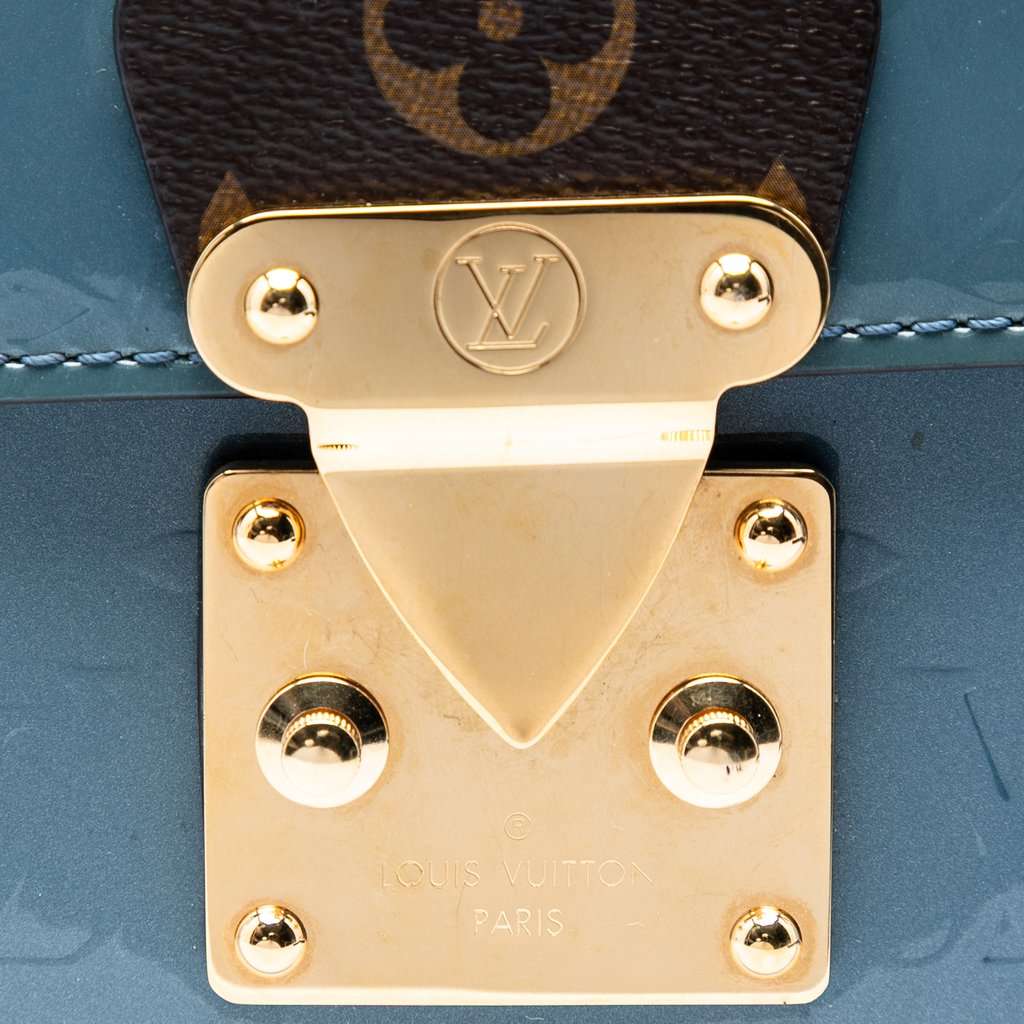 Louis Vuitton Monogram Vernis Spring Street Blue Leather Very good condition - Box View