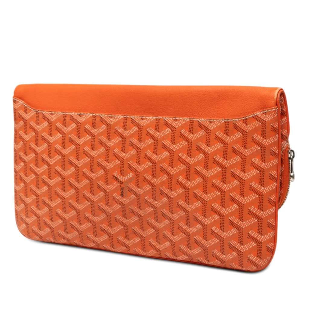 Goyard Goyardine Sainte Marie MM Orange Very good - Back View