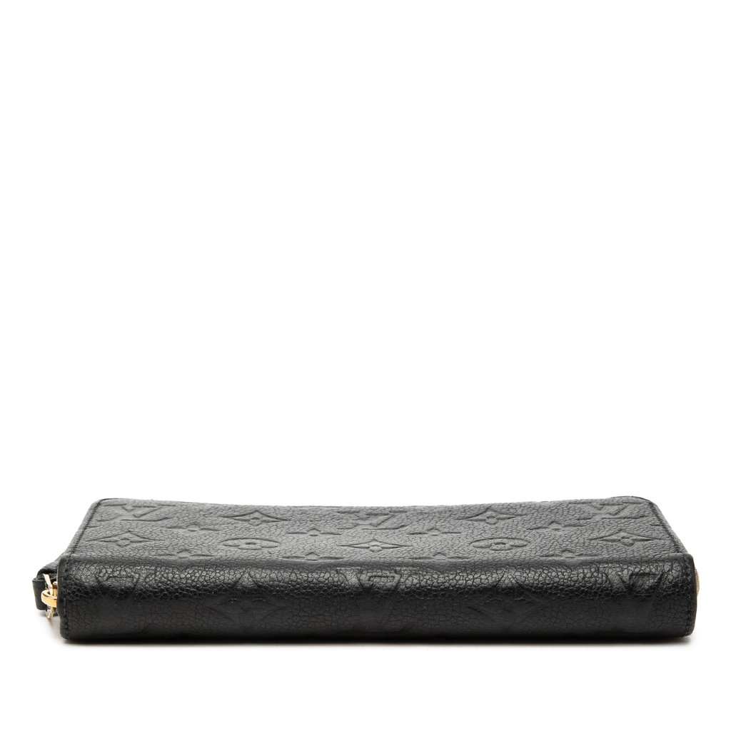 Louis Vuitton Monogram Empreinte Zippy Long Wallet Black Leather Very good condition - Inside View