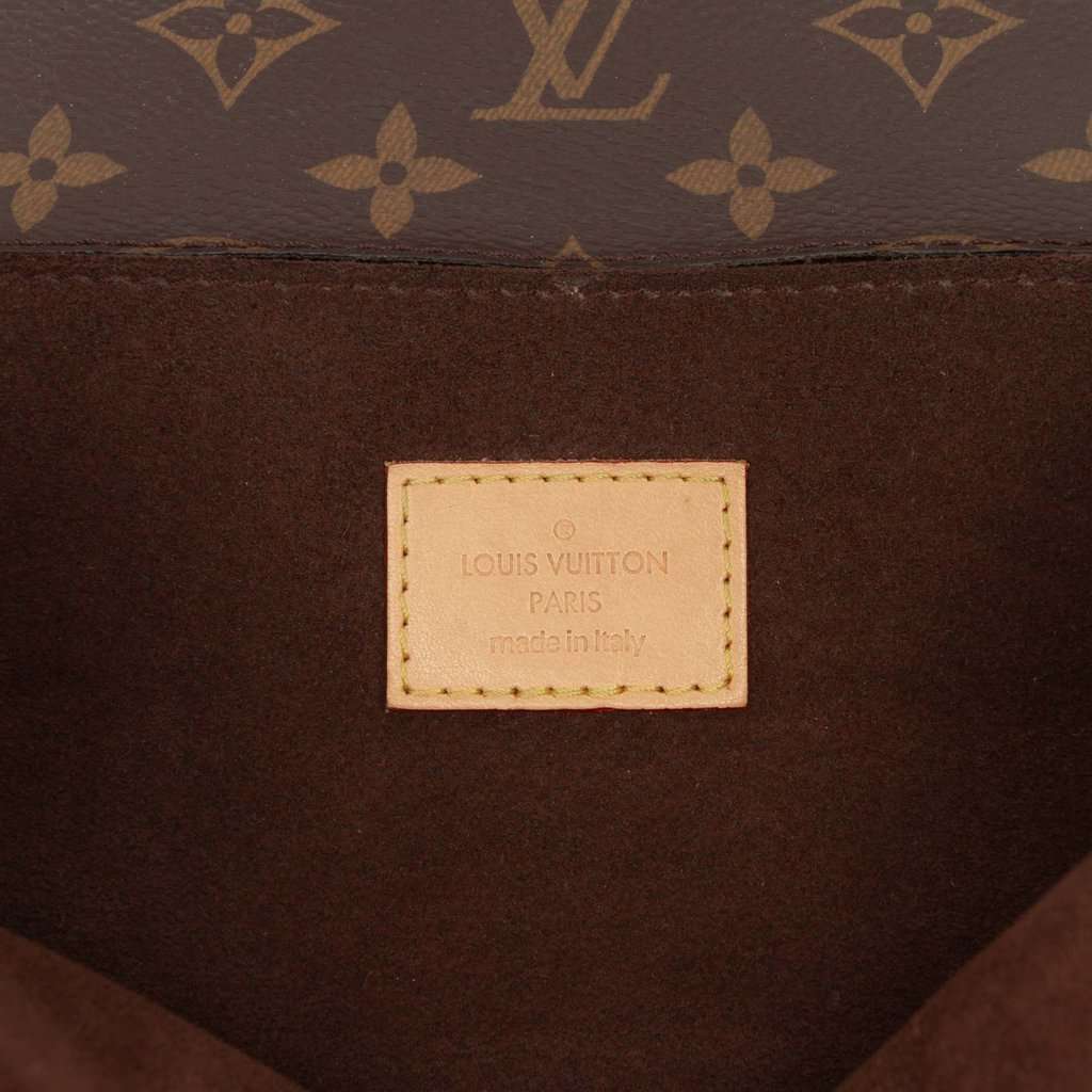 Louis Vuitton Monogram Pochette Metis Brown Very good condition - Box View