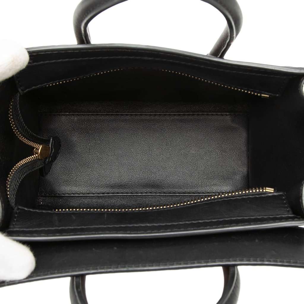Celine Nano Tricolor Leather Luggage Tote Brown Leather Very good condition - Model View