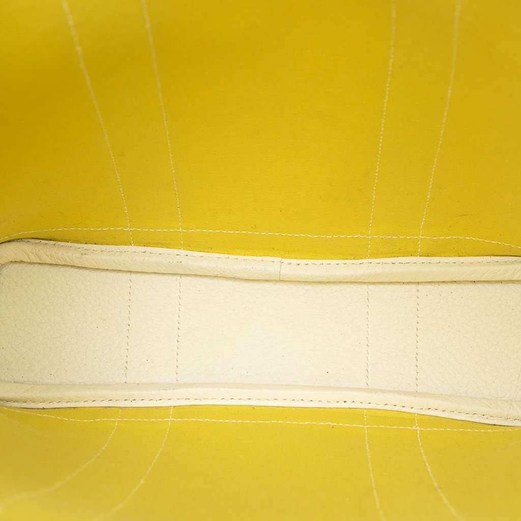 Hermès Toile and Negonda Garden File 28 Yellow Very good - Model View