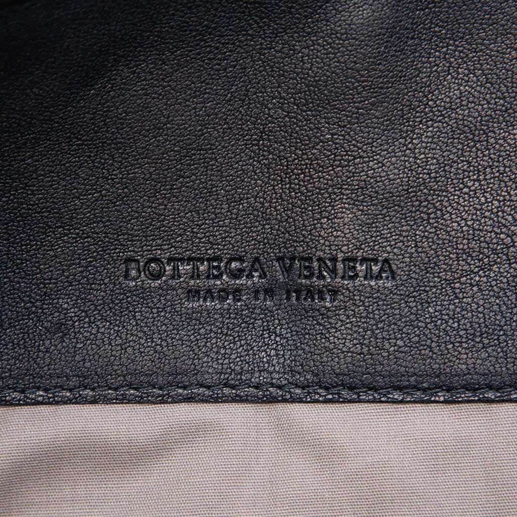 Bottega Veneta Tricolor Nappa Intrecciato Clutch Black Leather Very good condition - Box View