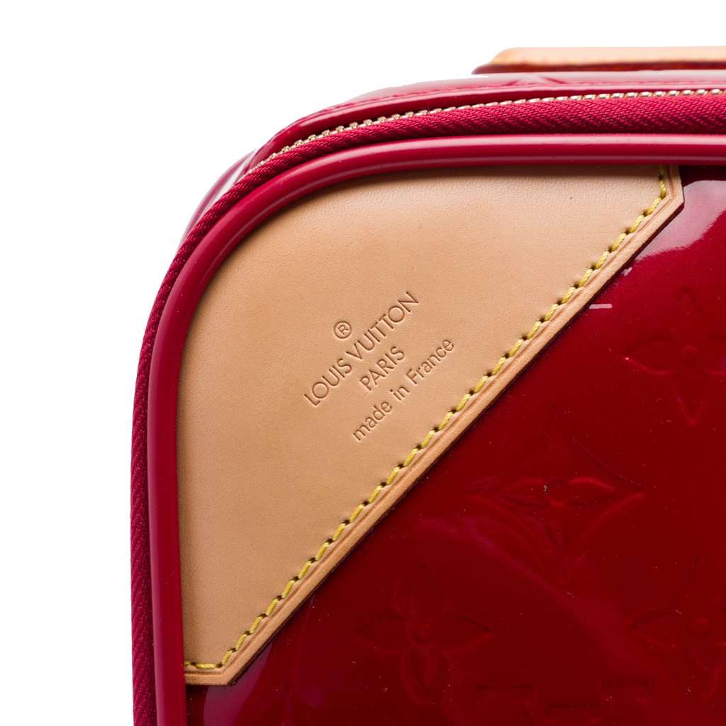 Louis Vuitton Monogram Vernis Pegase 45 Red Leather Good - Box View