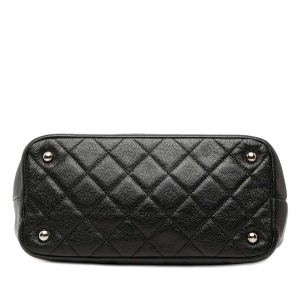 Chanel CC Caviar Timeless Soft Tote Black Leather Very good condition - Inside View