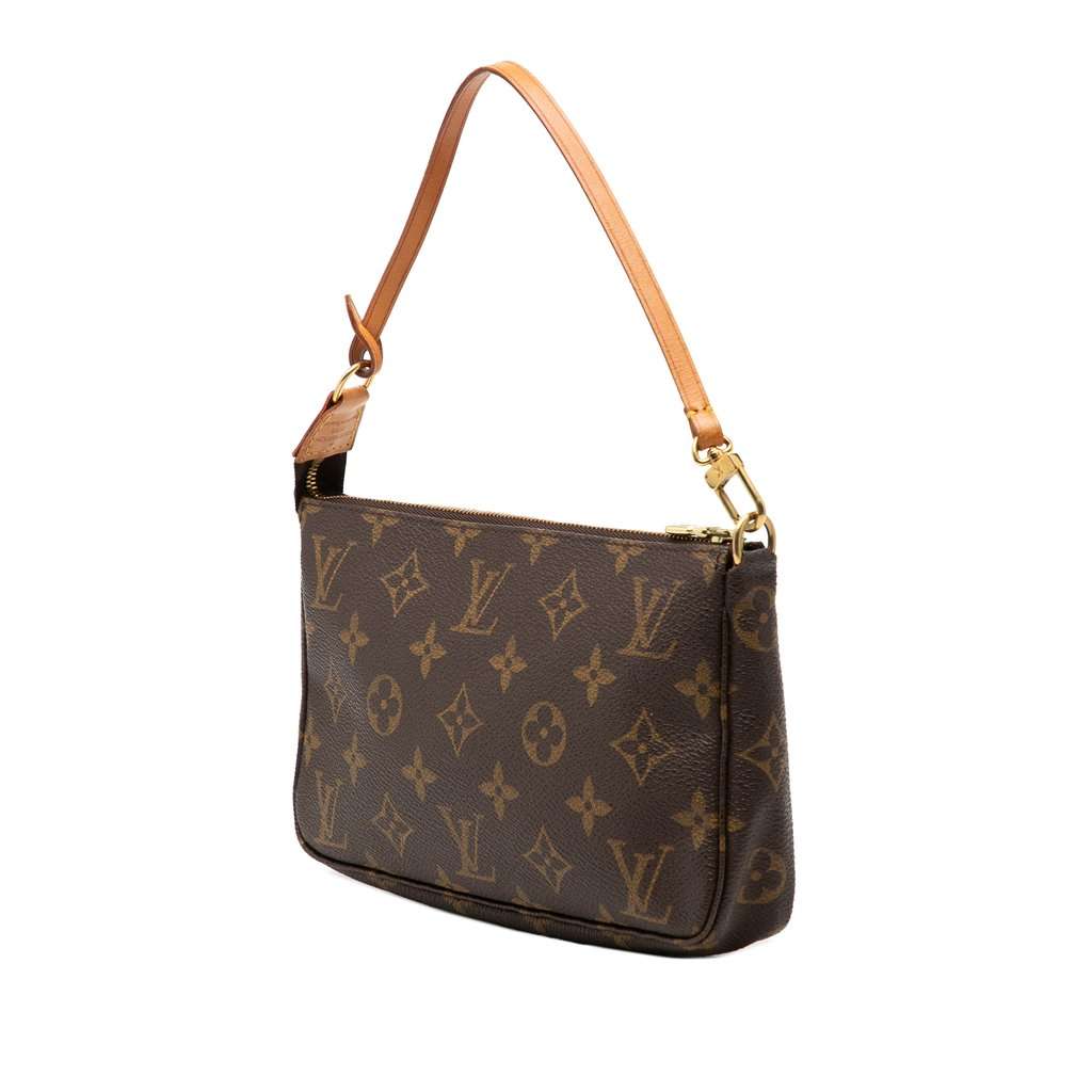Louis Vuitton Monogram Pochette Accessoires Brown Very good - Back View