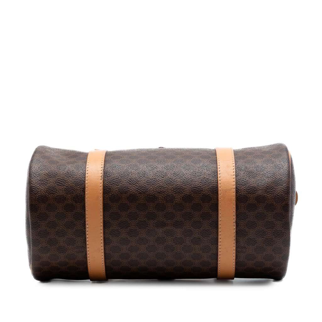 Celine Macadam Coated Canvas Shoulder Bag Brown Very good condition - Inside View