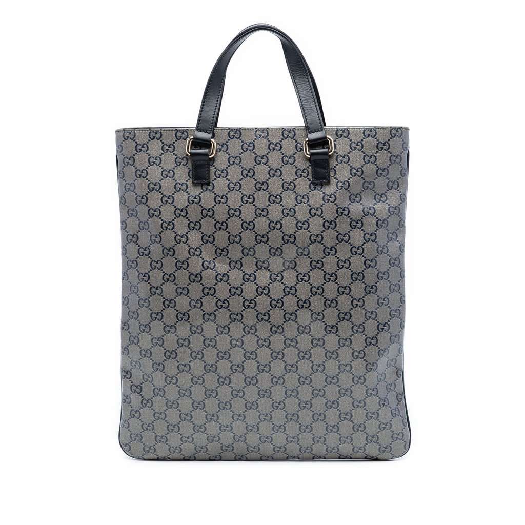 Gucci GG Crystal Tote Grey Very good condition - Front View