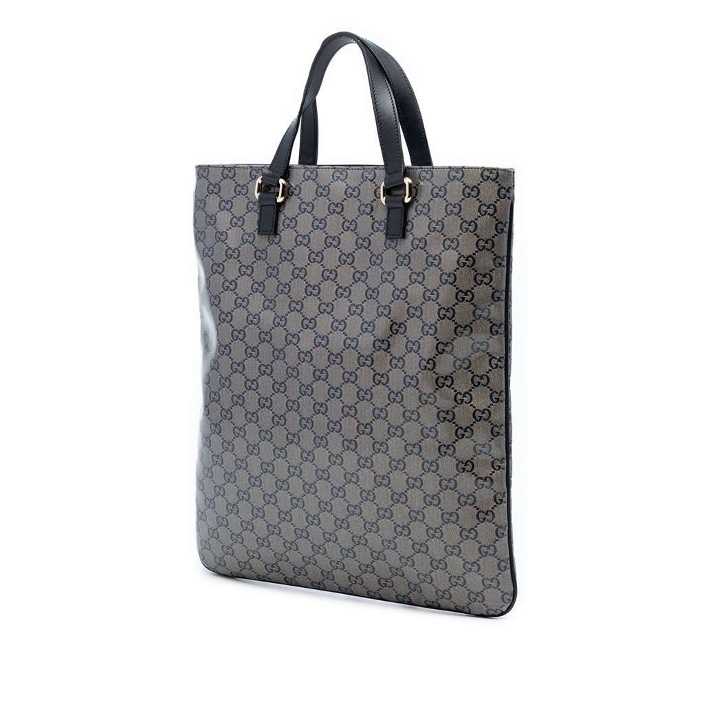 Gucci GG Crystal Tote Grey Very good condition - Back View