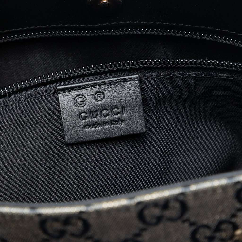 Gucci GG Crystal Tote Grey Very good condition - Box View