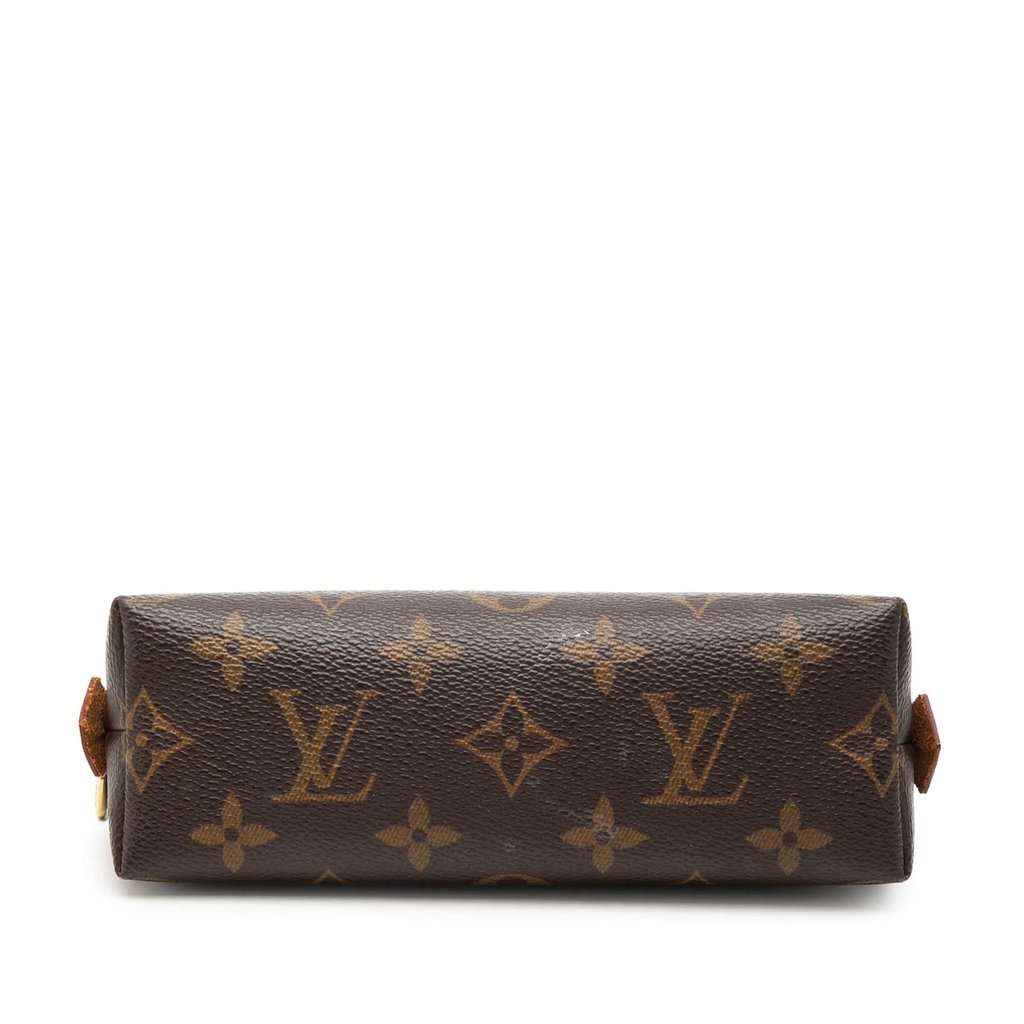 Louis Vuitton Monogram Cosmetic Pouch PM Brown Very good - Inside View