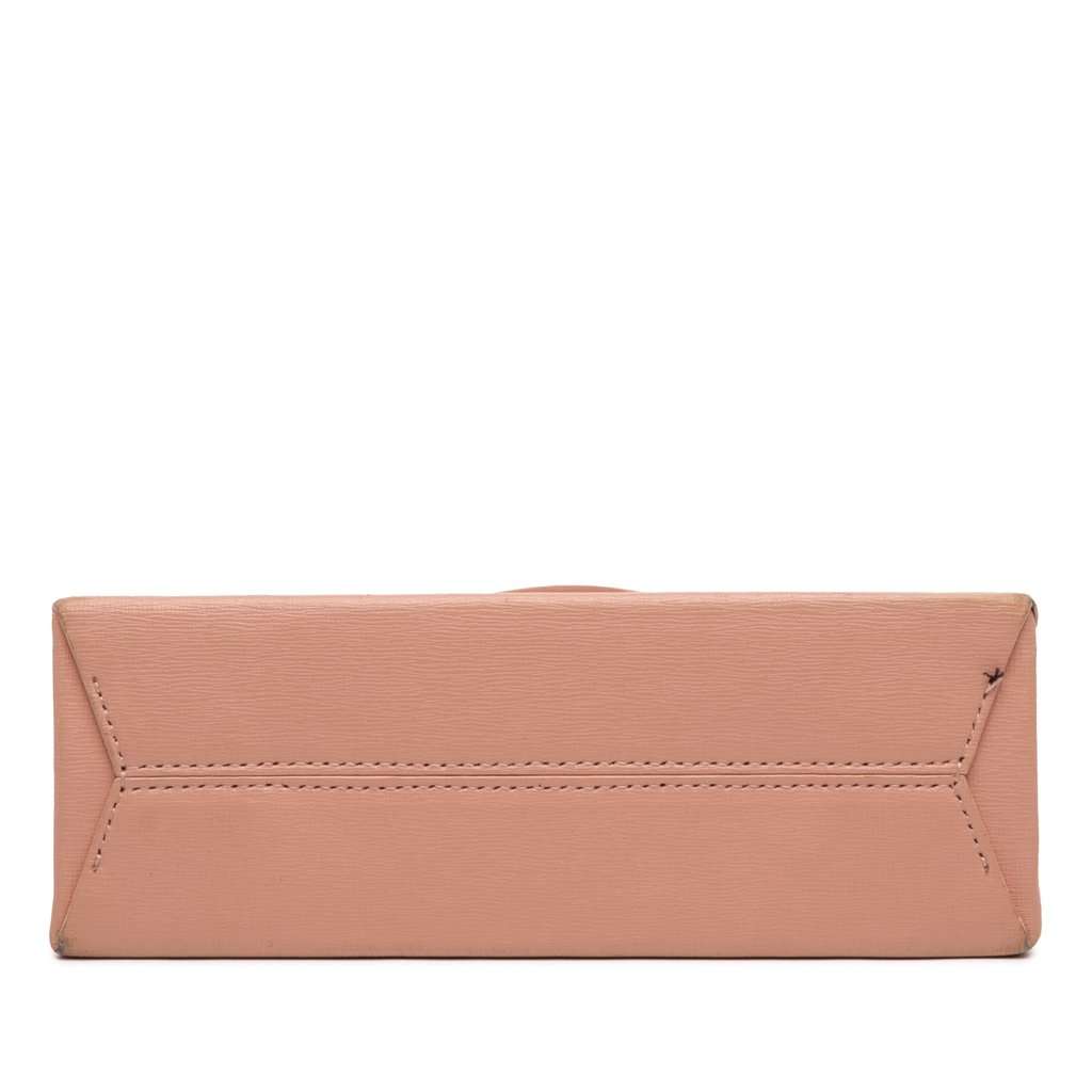 Off-White Mini Calfskin Box Flower Arrow Satchel Brown Leather Good - Inside View