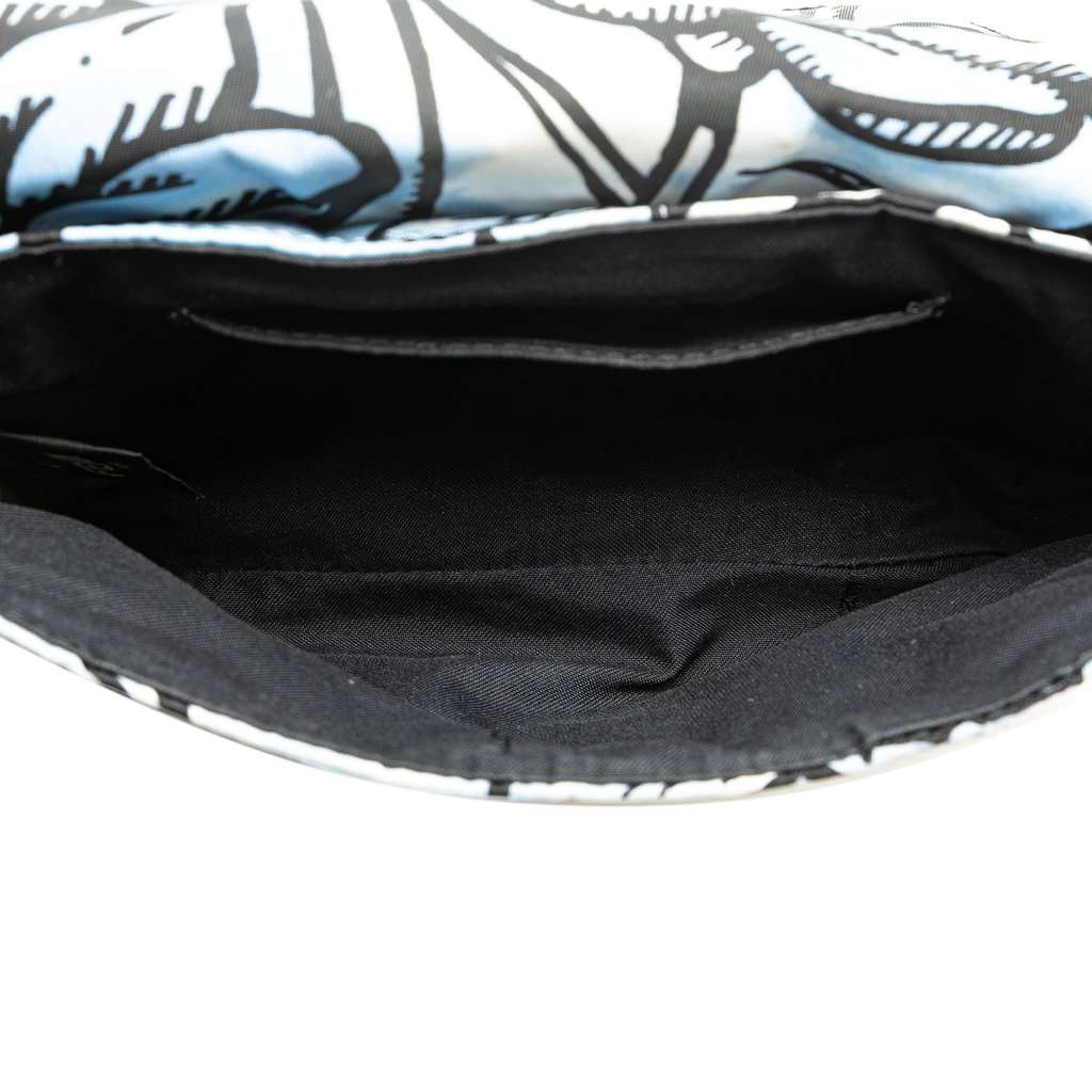 Fendi Joshua Vides Mini Nylon Convertible Baguette Crossbody Blue Very good condition - Model View