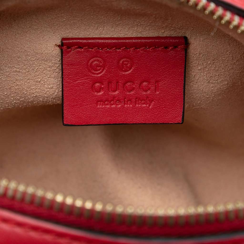 Gucci Mini GG Supreme Blooms Boston Bag Beige Very good condition - Box View