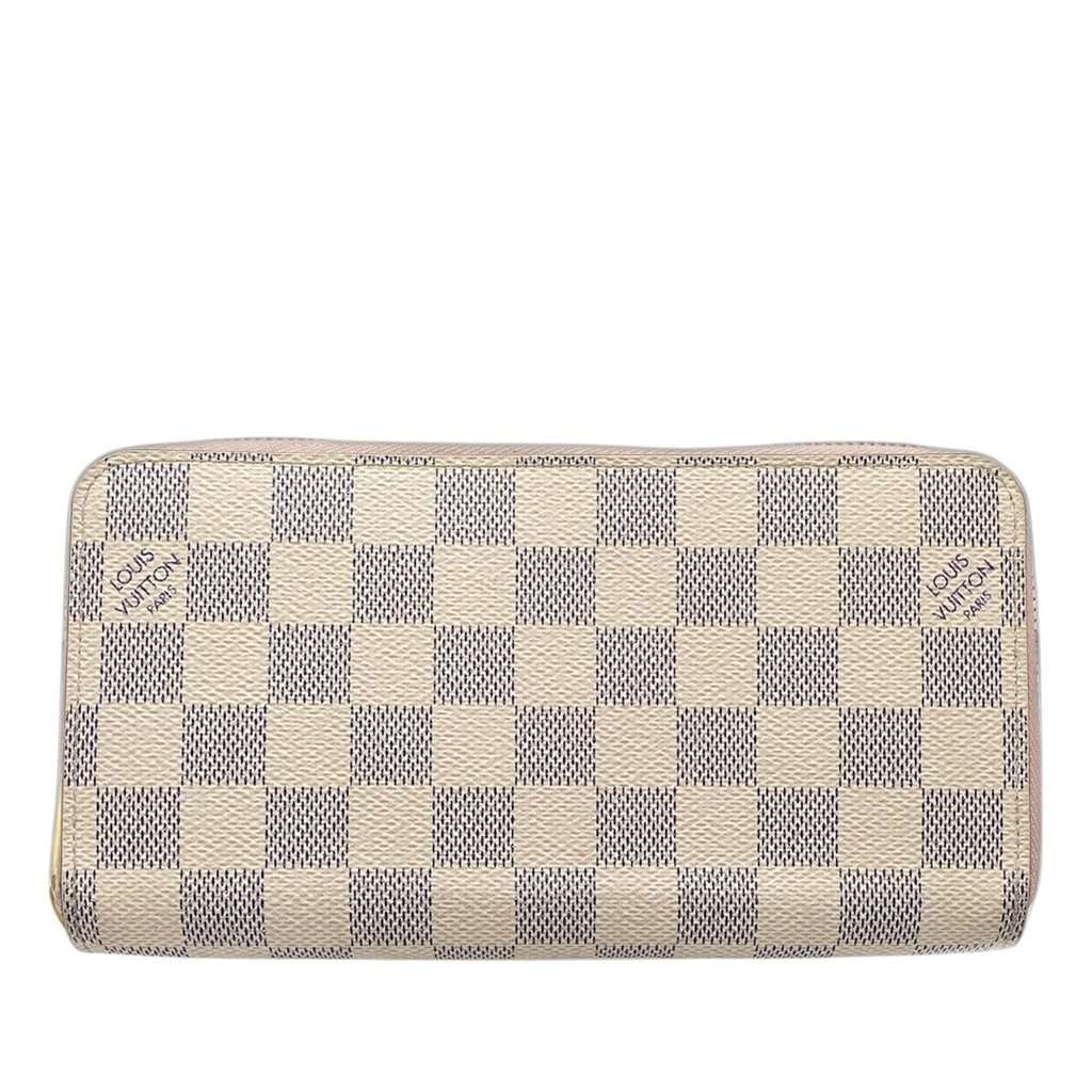 Louis Vuitton Damier Azur Zippy Wallet White Very good condition - Front View