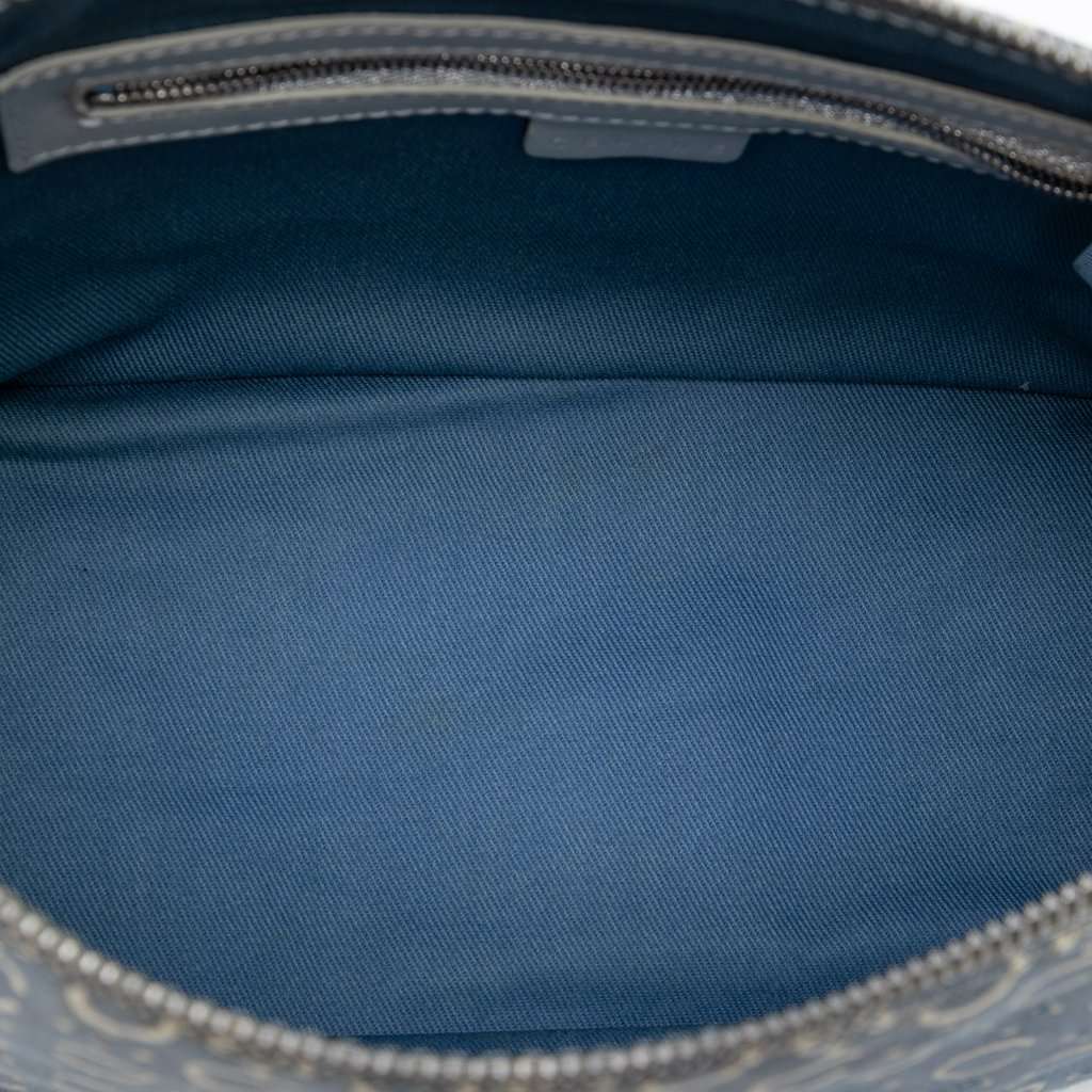 Celine C Macadam Canvas Handbag Blue Very good condition - Model View