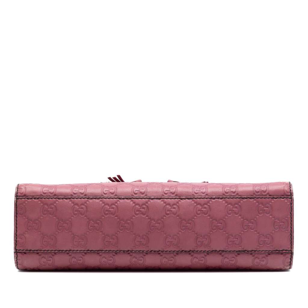 Gucci Medium Guccissima Emily Shoulder Bag Pink Leather Very good - Inside View