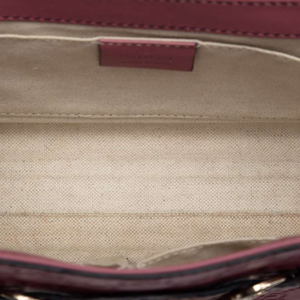 Gucci Medium Guccissima Emily Shoulder Bag Pink Leather Very good - Model View