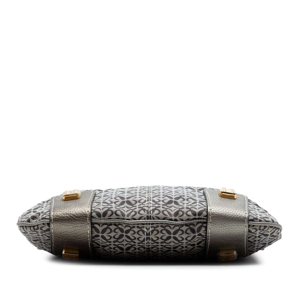 LOEWE Anagram Canvas New Road Crossbody MultiColor Very good - Inside View