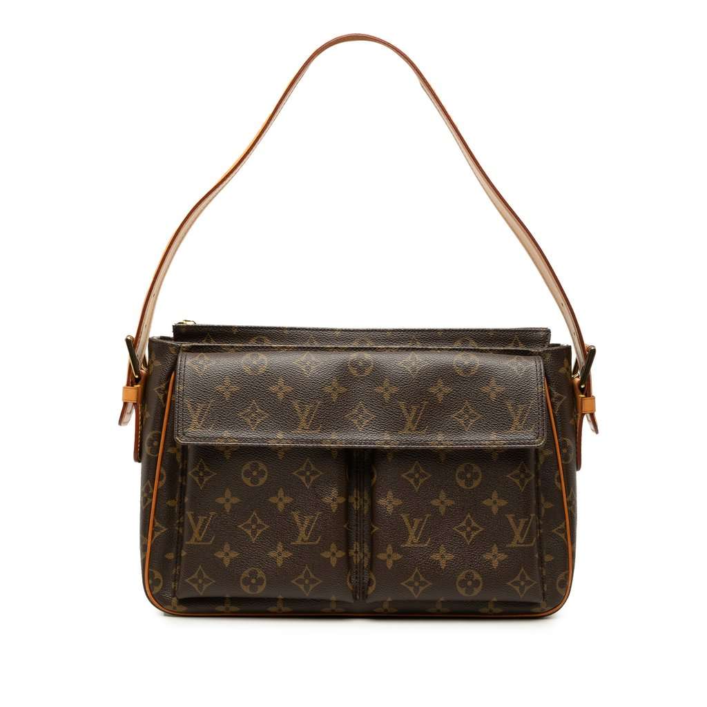 Louis Vuitton Monogram Viva Cite GM Brown Very good condition - Front View