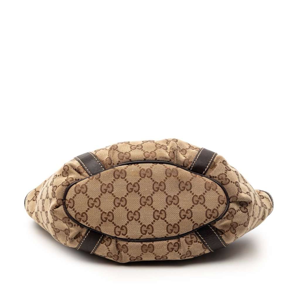 Gucci GG Canvas Abbey D Ring Handbag Beige Very good condition - Inside View