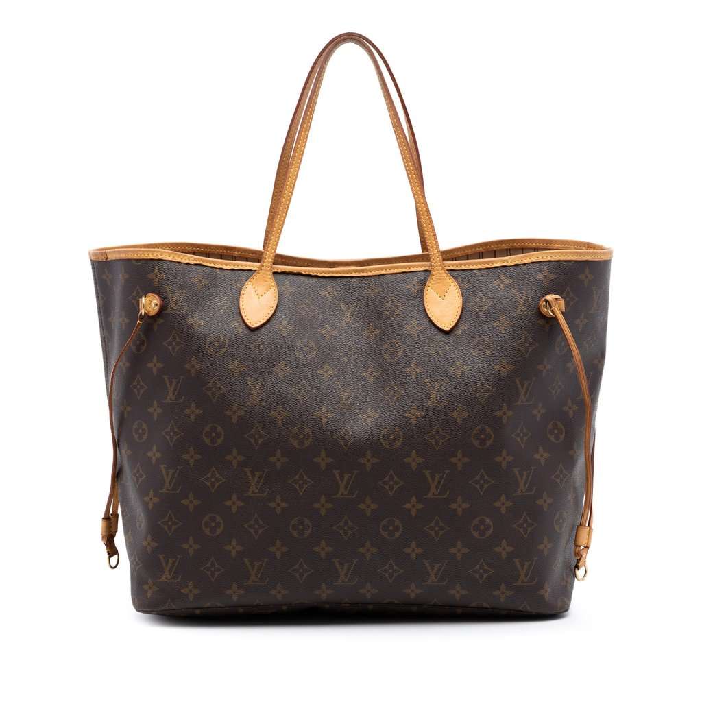 Louis Vuitton Monogram Neverfull GM Brown Very good condition - Front View
