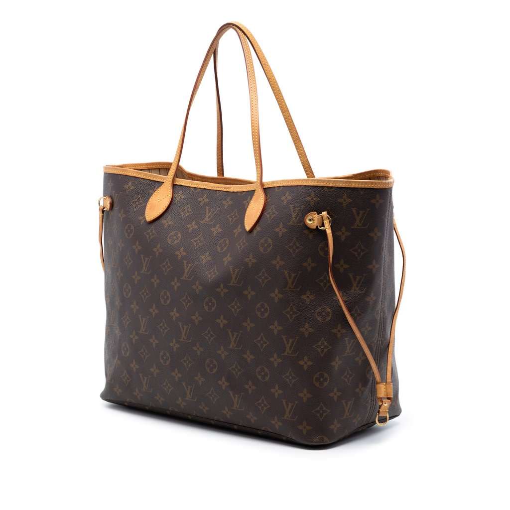 Louis Vuitton Monogram Neverfull GM Brown Very good condition - Back View