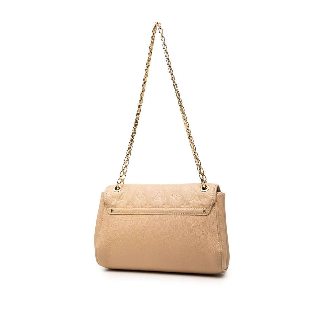 Louis Vuitton Monogram Empreinte Saint Germain PM Beige Leather Very good - Back View