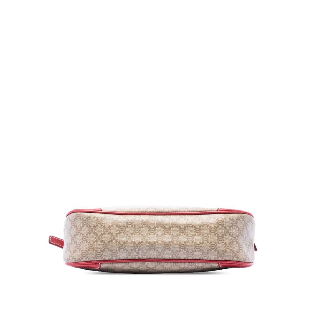 Celine Macadam Coated Canvas Shoulder Bag Beige Very good - Inside View