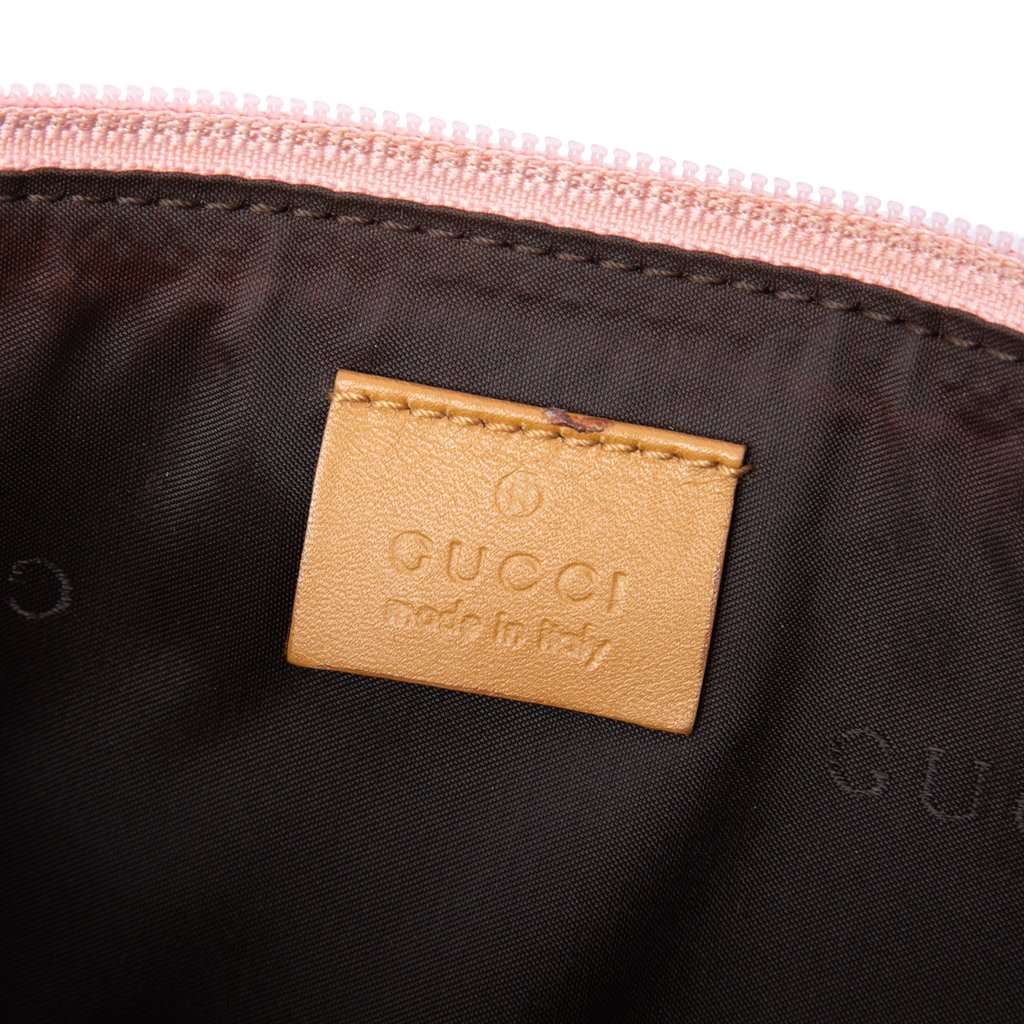 Gucci Suede Boat Pink Leather Very good - Box View