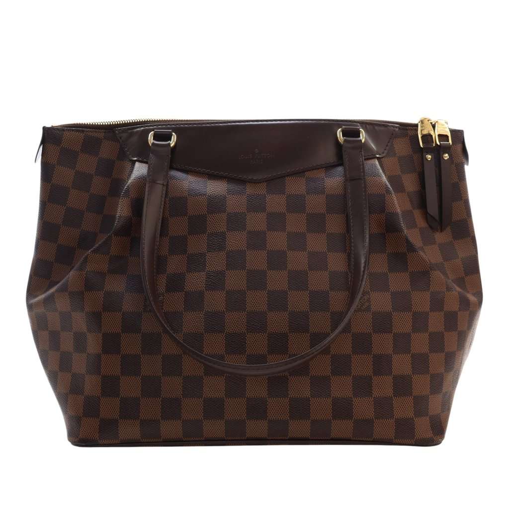 Louis Vuitton Damier Ebene Westminster GM Brown Very good - Front View