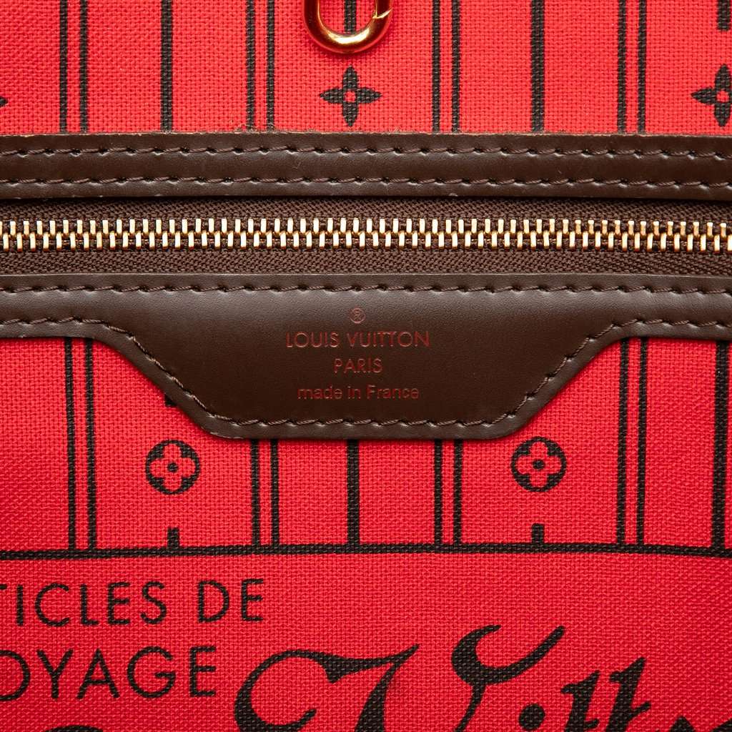 Louis Vuitton Damier Ebene Neverfull GM Brown Very good - Box View