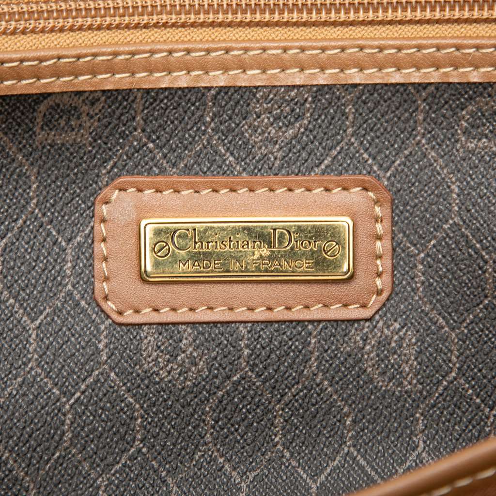Dior Honeycomb Coated Canvas Boston Bag Black Good - Box View