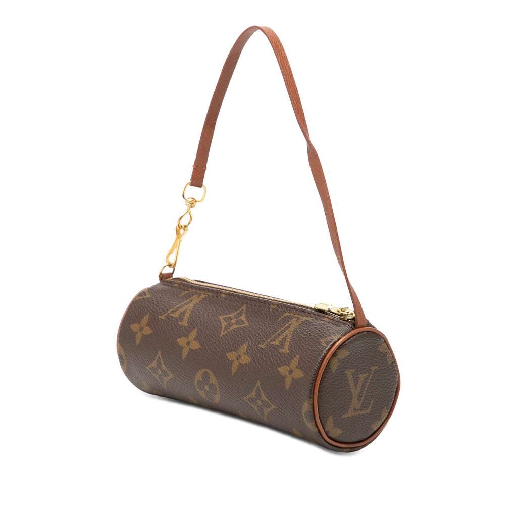 Louis Vuitton Monogram Papillon Pochette Brown Very good - Back View