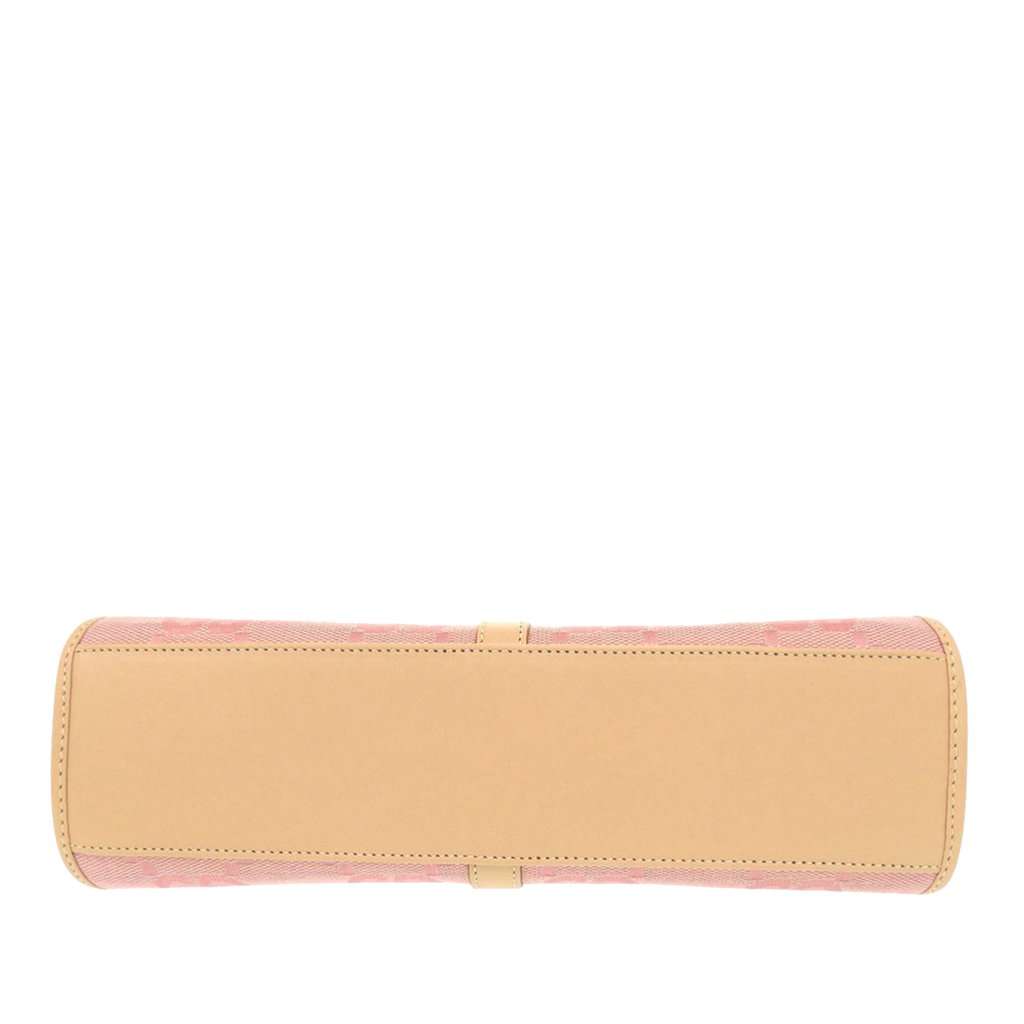 Gucci GG Canvas Jackie Bardot Handbag Pink Very good condition - Inside View