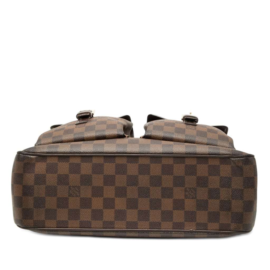Louis Vuitton Damier Ebene Uzes Brown Good condition - Inside View
