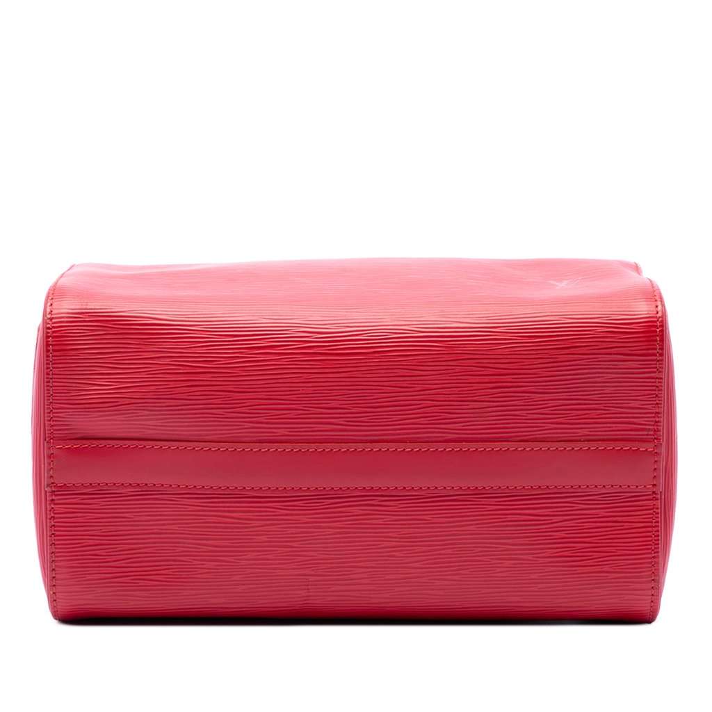 Louis Vuitton Epi Speedy 25 Red Leather Very good - Inside View