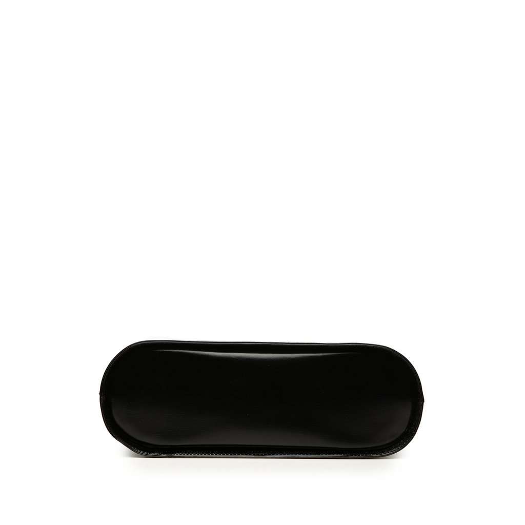 Saint Laurent Leather Logo Charm Top Handle Bag Black Leather Very good - Inside View