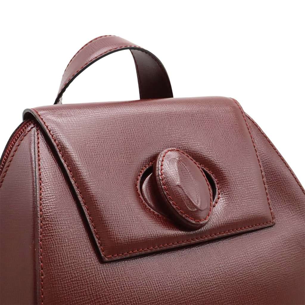 Cartier Leather Must De Cartier Backpack Red Leather Very good condition - Model View