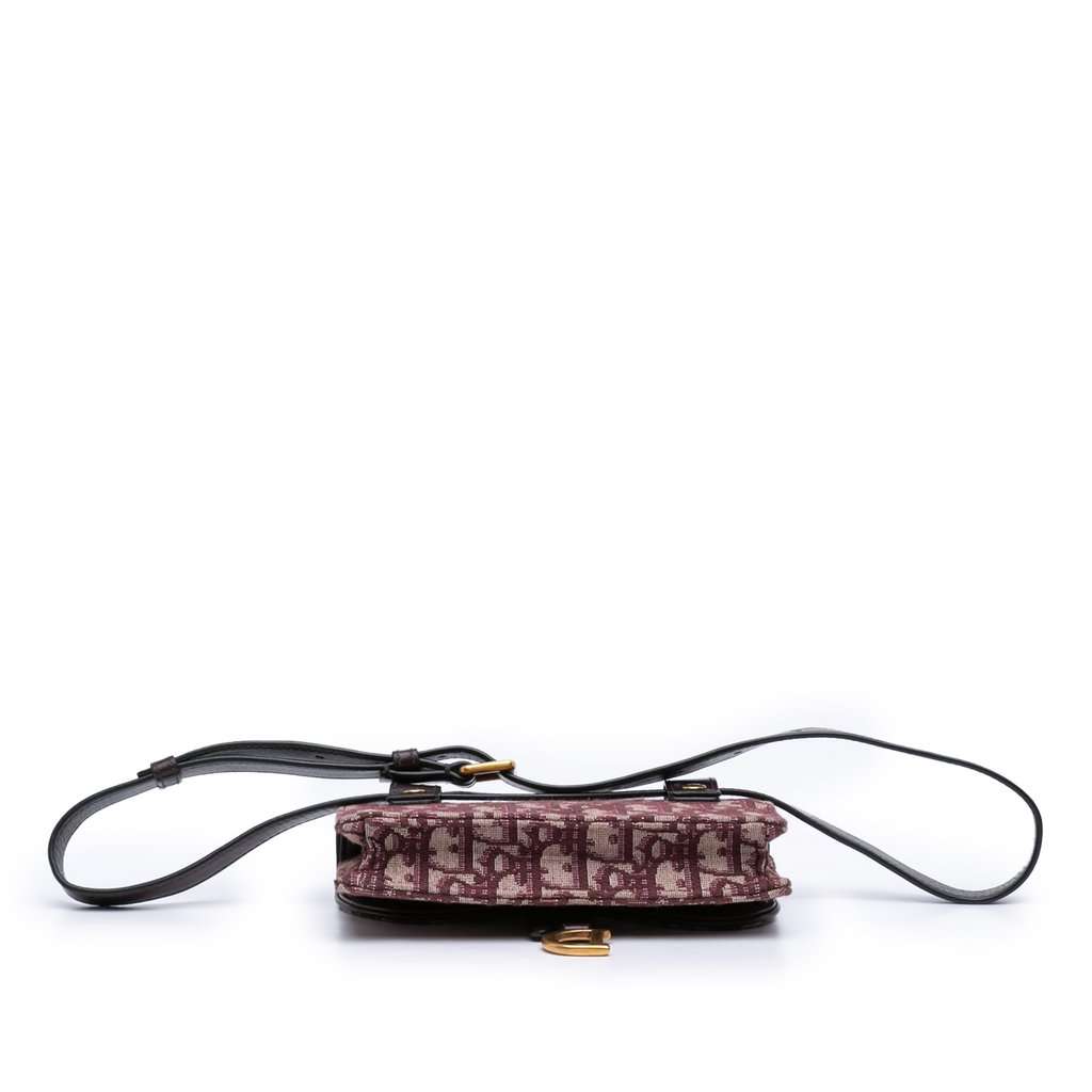 Dior Oblique Canvas Saddle Belt Bag Red Very good condition - Inside View