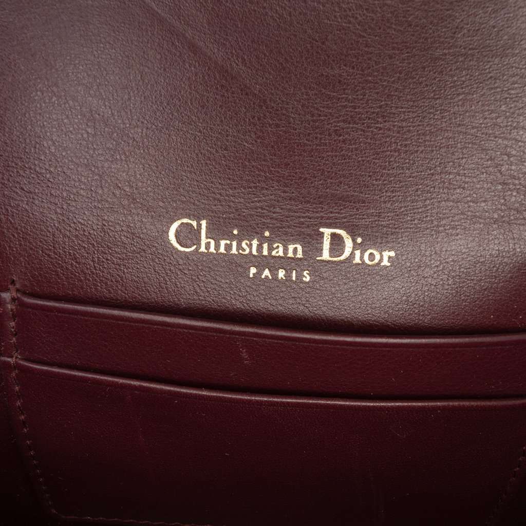 Dior Oblique Canvas Saddle Belt Bag Red Very good condition - Box View