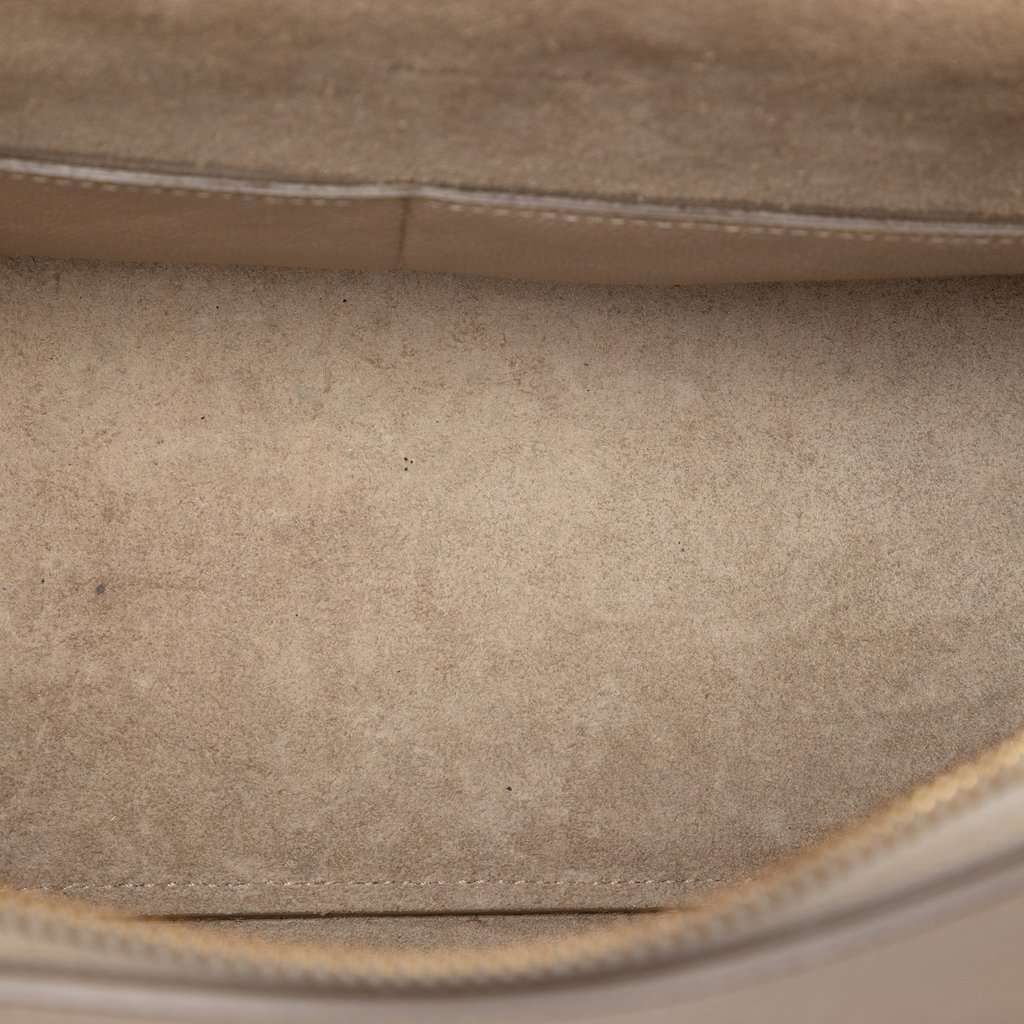 Celine Mini Grained Calfskin Belt Bag Beige Leather Good condition - Model View