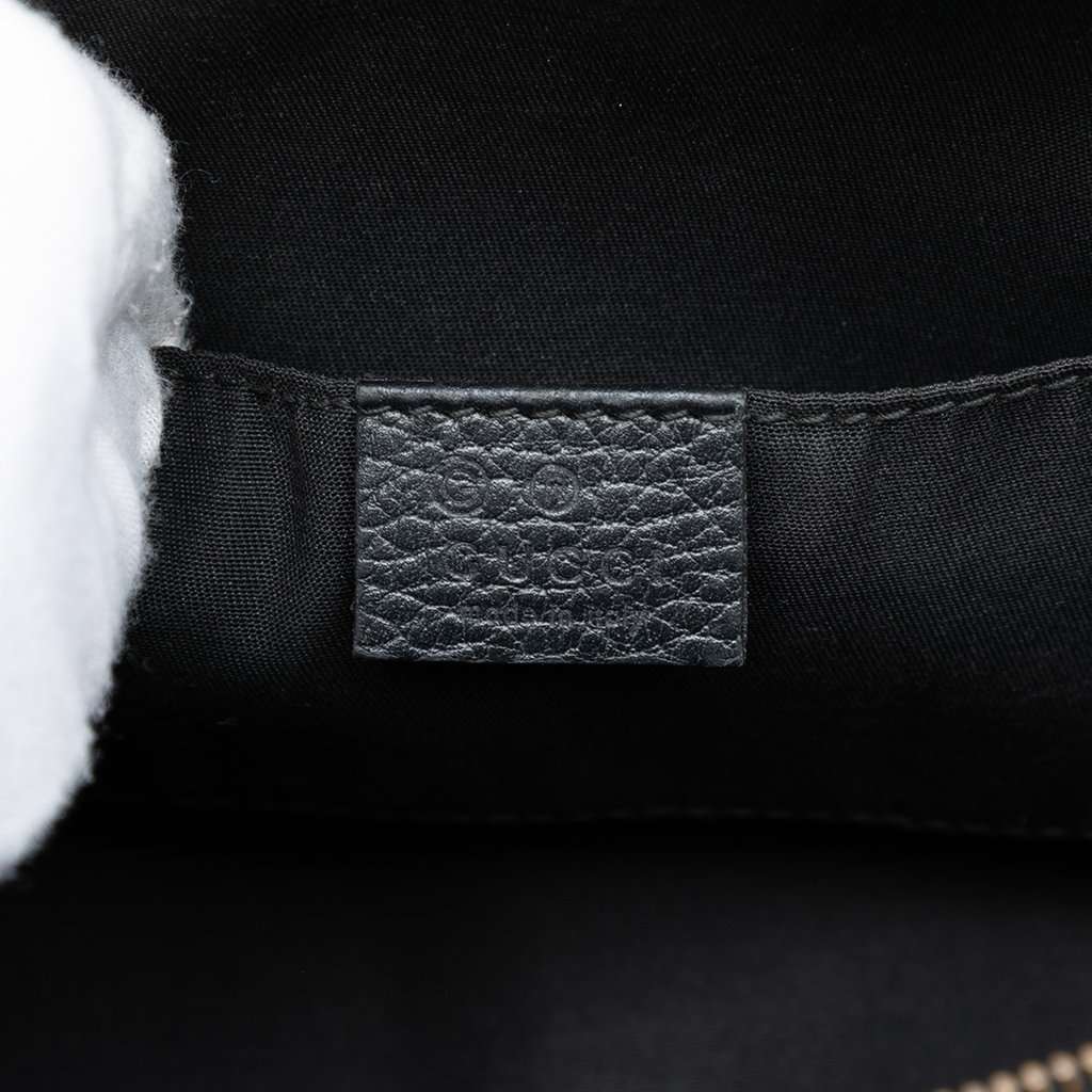 Gucci Mini GG Nylon Dome Satchel Black Very good condition - Box View