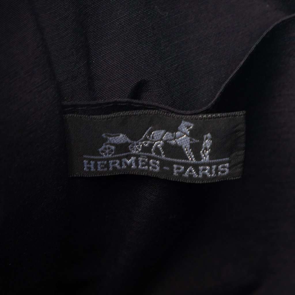 Hermès Canvas Herline Clutch Black Very good - Box View