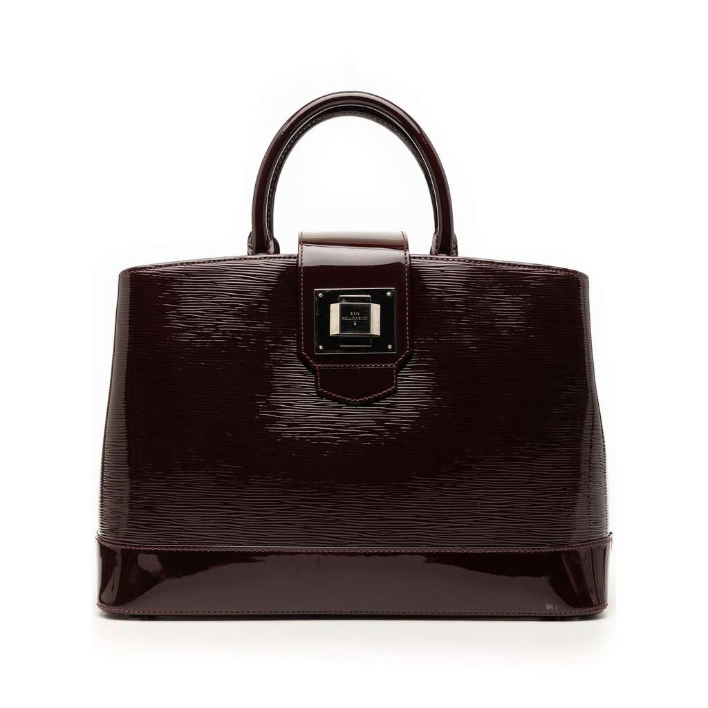 Louis Vuitton Electric Epi Mirabeau GM Purple Leather Very good condition - Front View