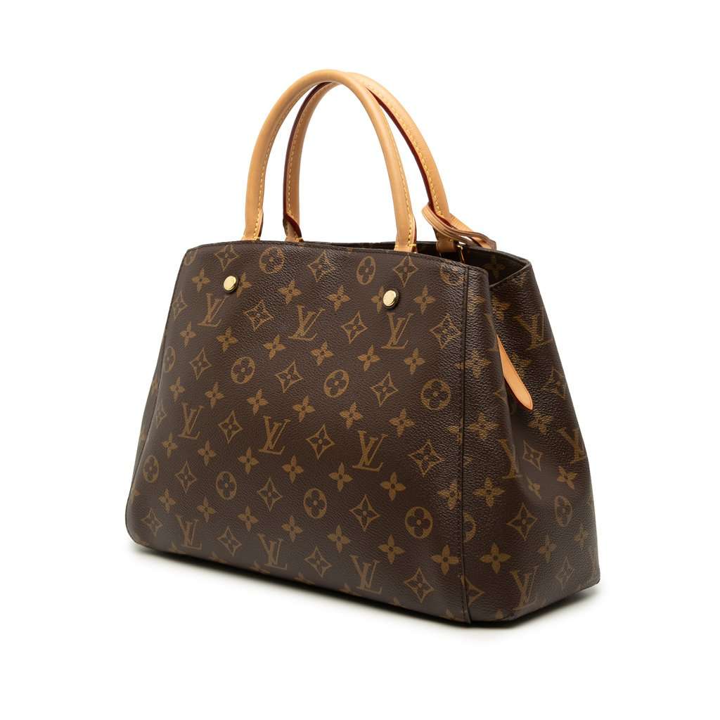 Louis Vuitton Monogram Montaigne MM Brown Very good condition - Back View