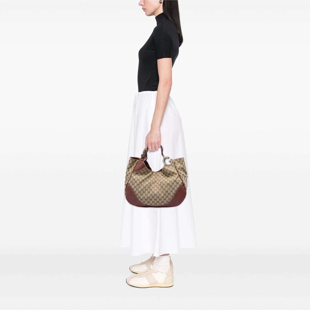 Gucci GG Canvas Charlotte Tote Beige Very good - Box View