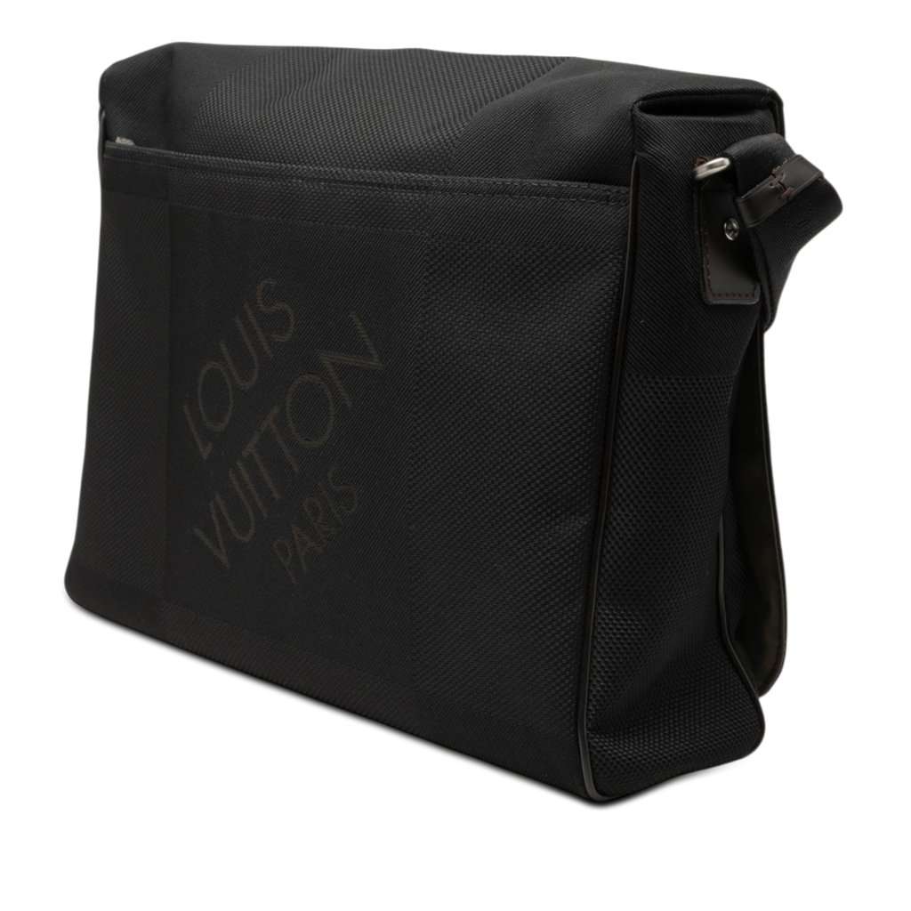 Louis Vuitton Damier Geant Messenger Bag Black Very good condition - Back View