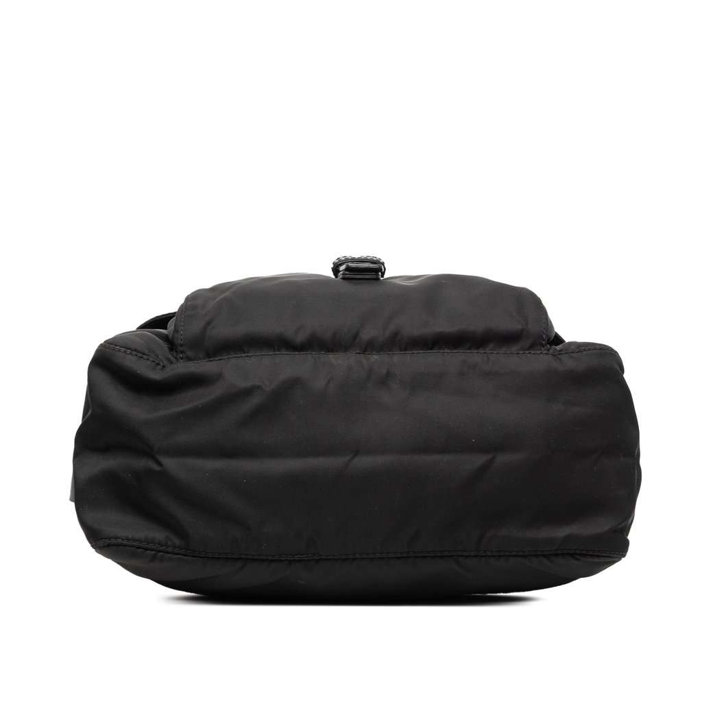 Prada Tessuto Zip Buckle Messenger Bag Black Very good condition - Inside View
